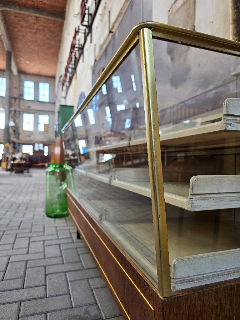 Mid Century Toonbank | Vintage Winkel Vitrine Balie Counter, Gebruikt, 150 tot 200 cm, Ophalen of Verzenden, Minder dan 100 cm