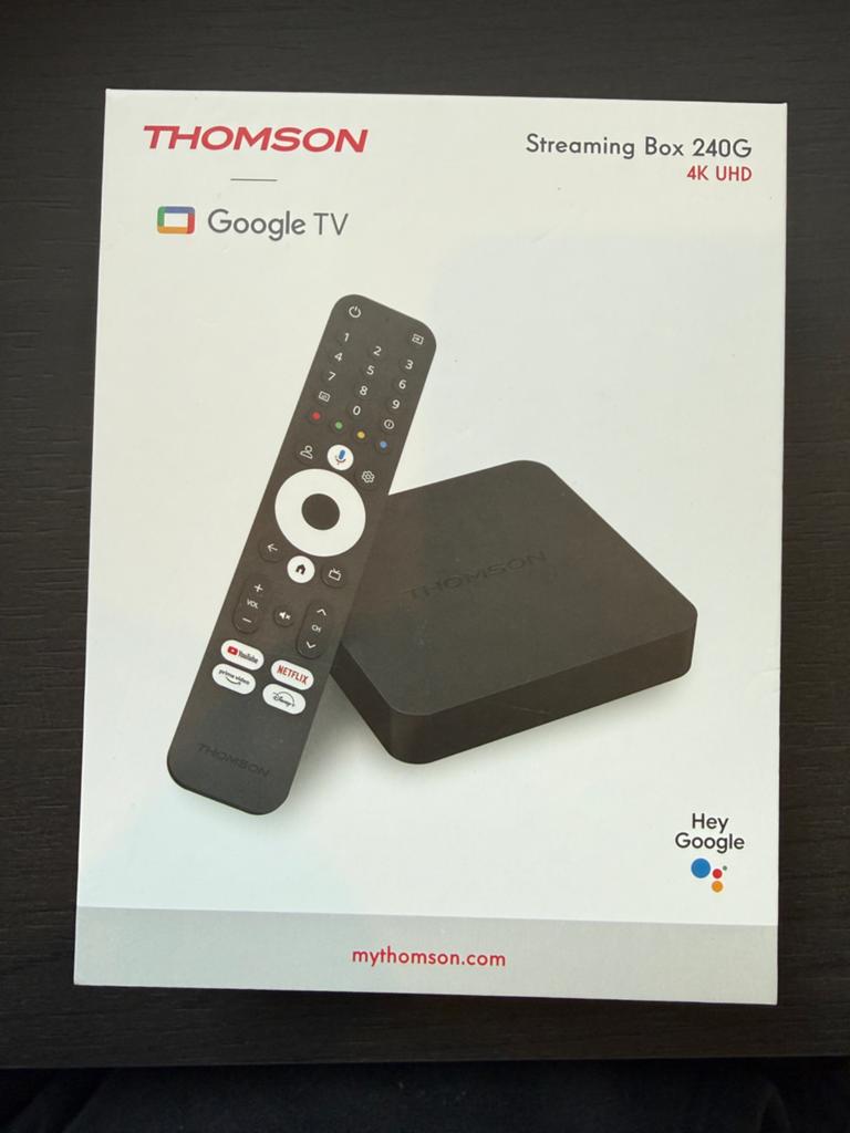 Te koop: Thomson 240G Streaming Box 4K UHD "Nieuw", Audio, Tv en Foto, Mediaspelers, Ophalen of Verzenden, Nieuw, HDMI, Zonder harde schijf