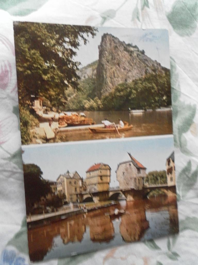 kaart bad munster am stein - duitsland, Ophalen of Verzenden, 1960 tot 1980, Gelopen, Duitsland