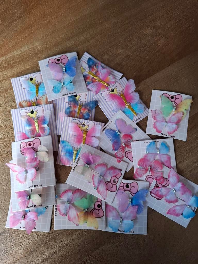 Haarspeldjes vlinders, Ophalen of Verzenden, Nieuw