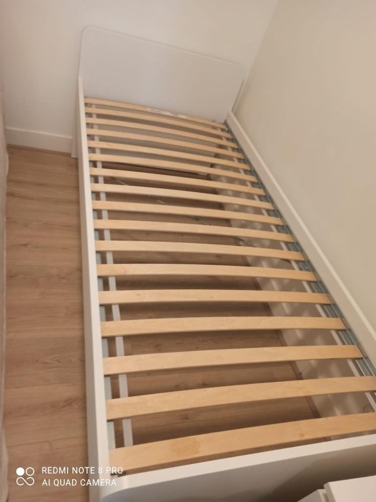 Bed frame, Ophalen, Gebruikt, 90 cm, Eenpersoons