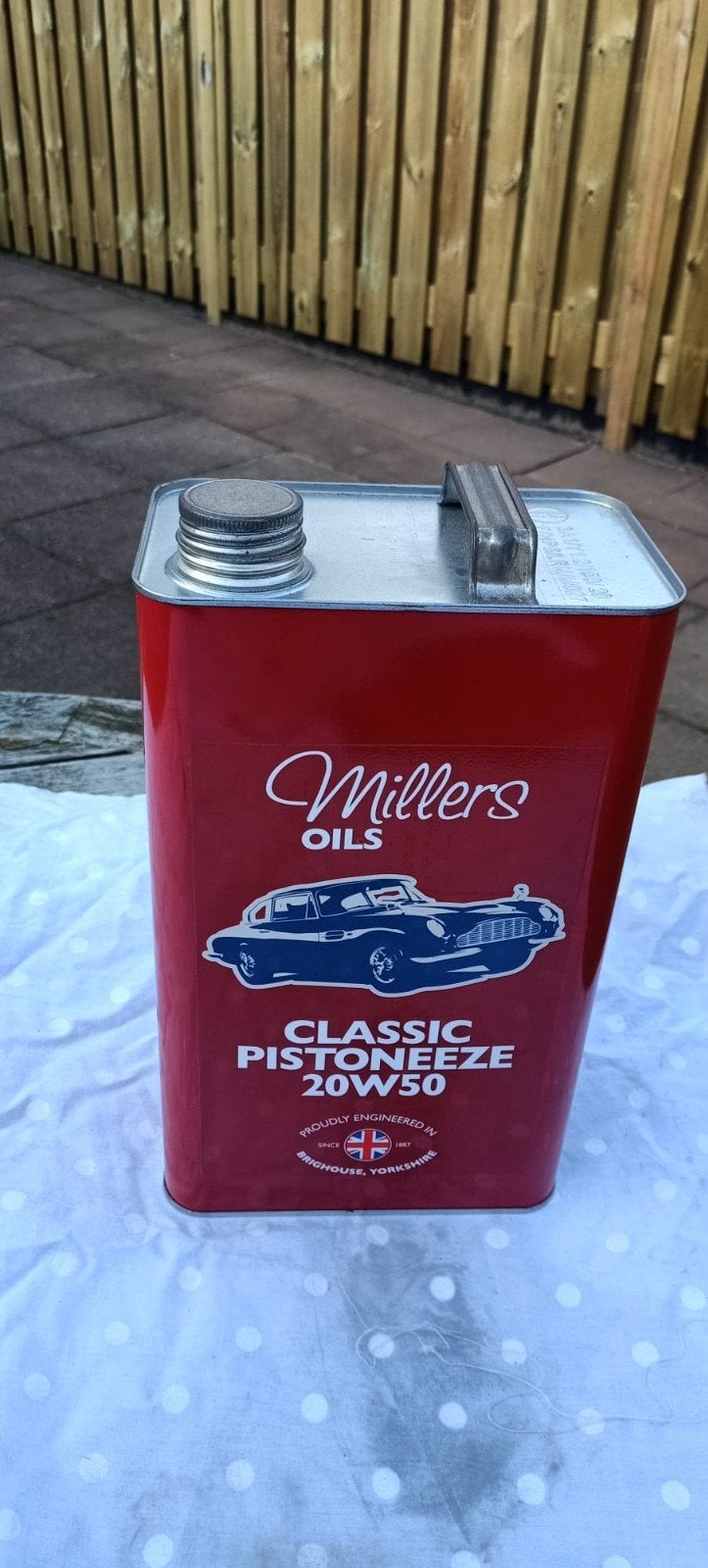 Millers Oils Classic Pistoneeze 20W50 - 5L motorolie, Ophalen, Nieuw, Oldtimer onderdelen