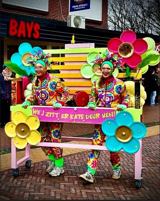 Duo carnavalswagen / loopduo / loopgroep, Ophalen, Zo goed als nieuw, Carnaval