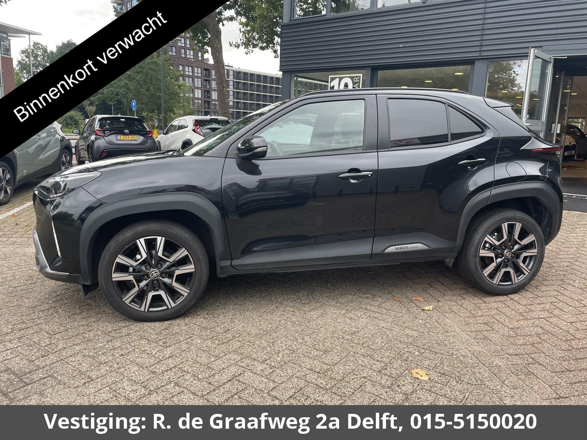 Toyota Yaris Cross 1.5 Hybrid 130 Launch Edition | Stuur- &, Gebruikt, Euro 6, Startonderbreker, Zwart