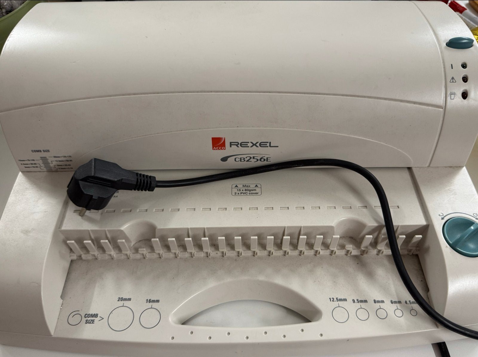 Rexel CB256E Inbindmachine - Gebruikt, Ophalen of Verzenden, Gebruikt