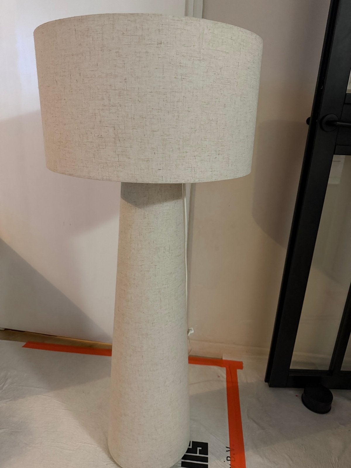 Kwantum vloerlamp met defecte kap, Ophalen, Gebruikt, Textiel, 100 tot 150 cm