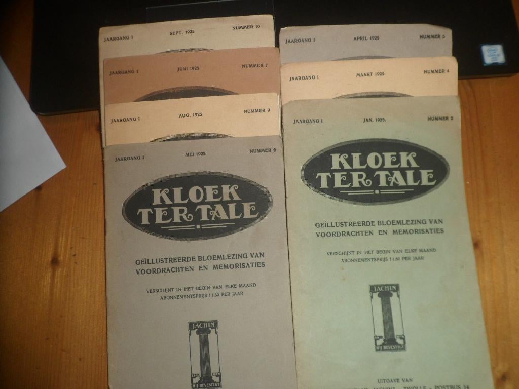 7 boekjes Kloek Ter Tale, Ophalen of Verzenden