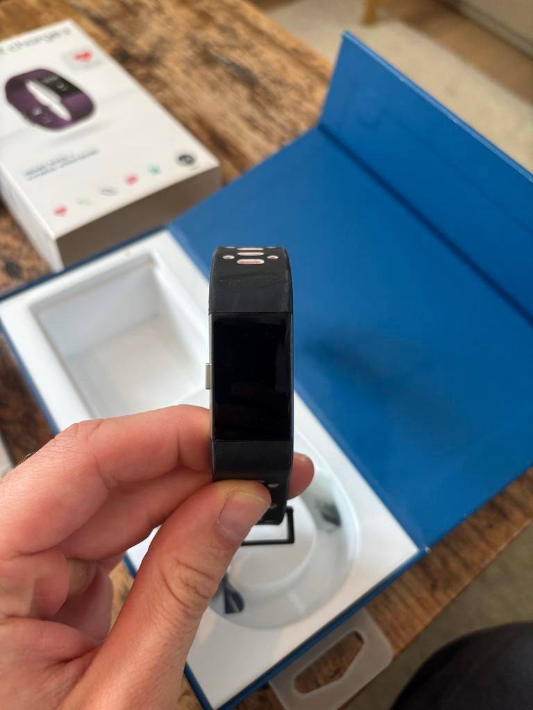 Fitbit Charge 2 Hartslag + Fitness Tracker - Zwart, Ophalen of Verzenden, Zo goed als nieuw