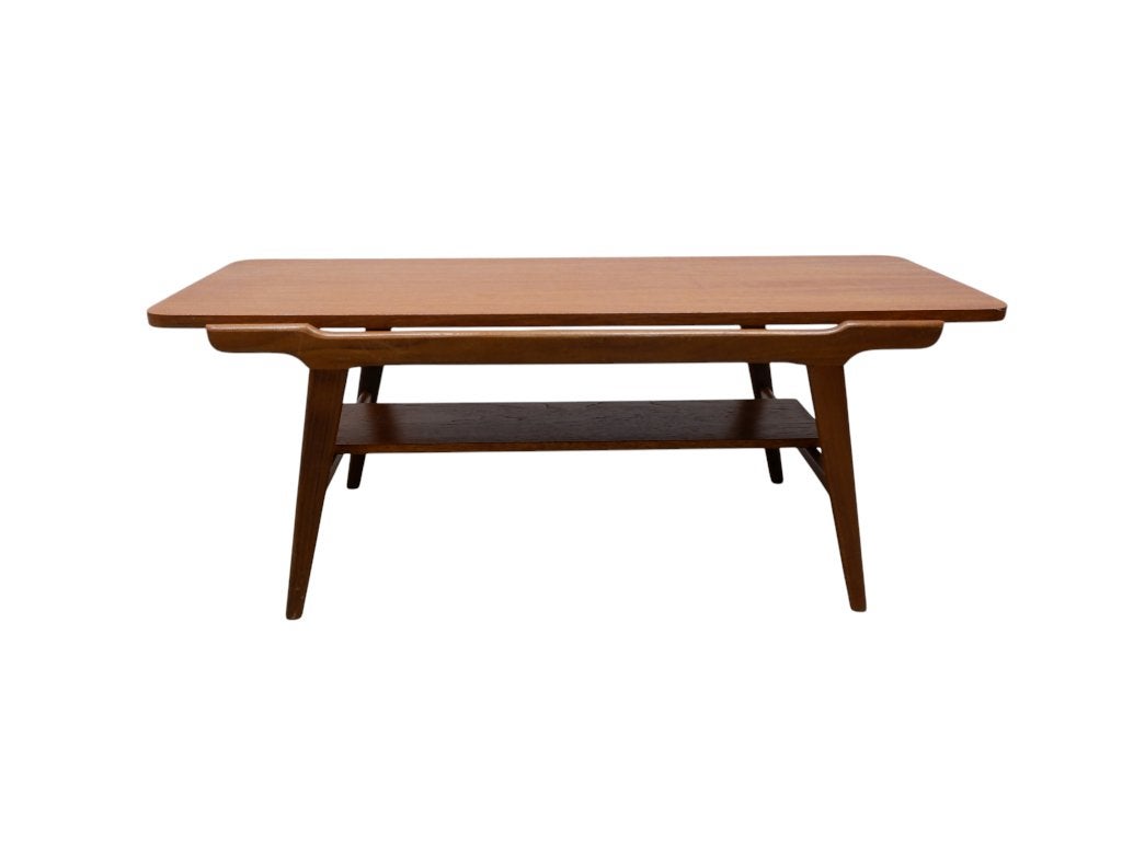 Vintage salontafel met keerbaar blad, Minder dan 50 cm, Gebruikt, 100 tot 150 cm, Vintage
