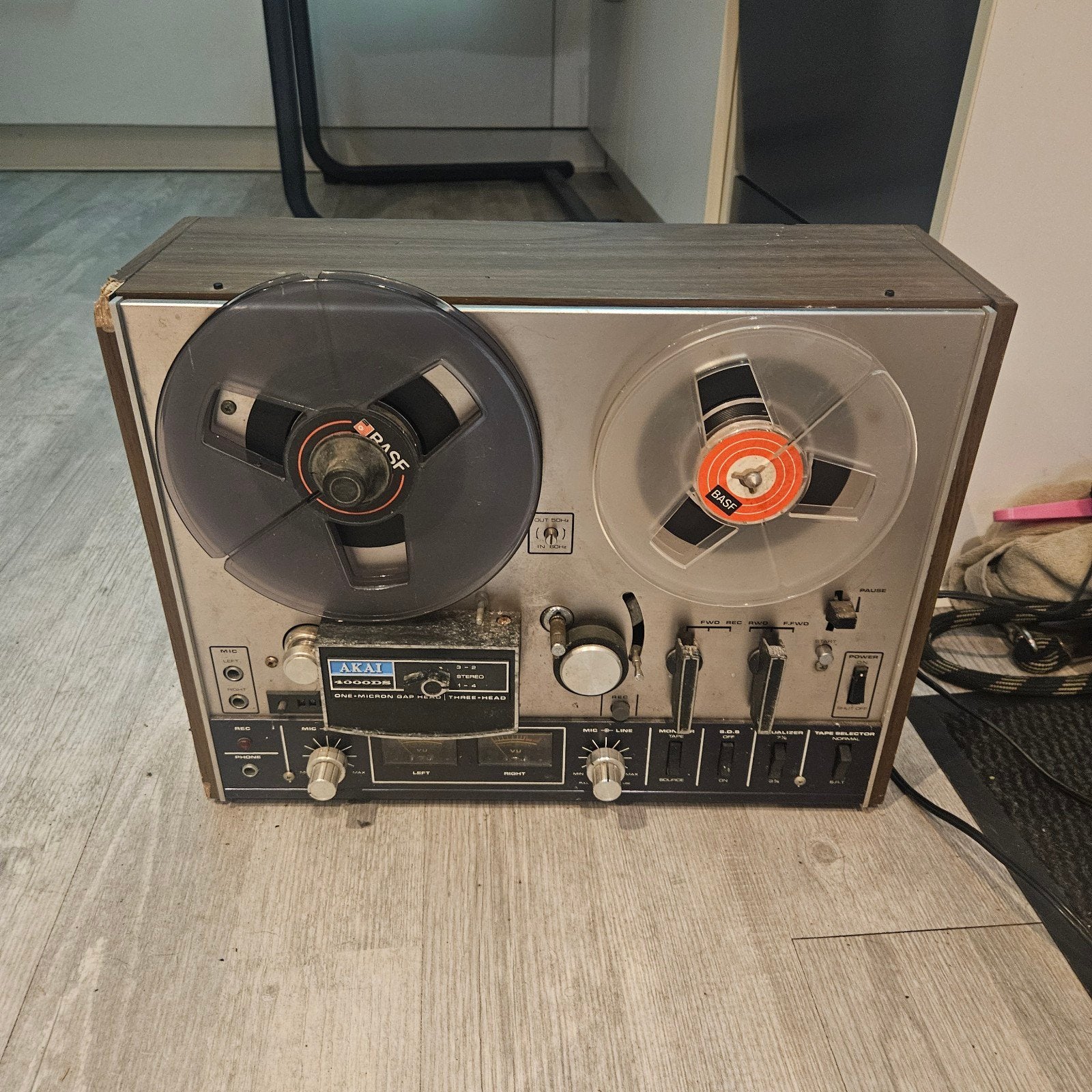 Akai 4000DS Bandrecorder - Werking Onbekend, Ophalen of Verzenden, Bandrecorder, Met banden