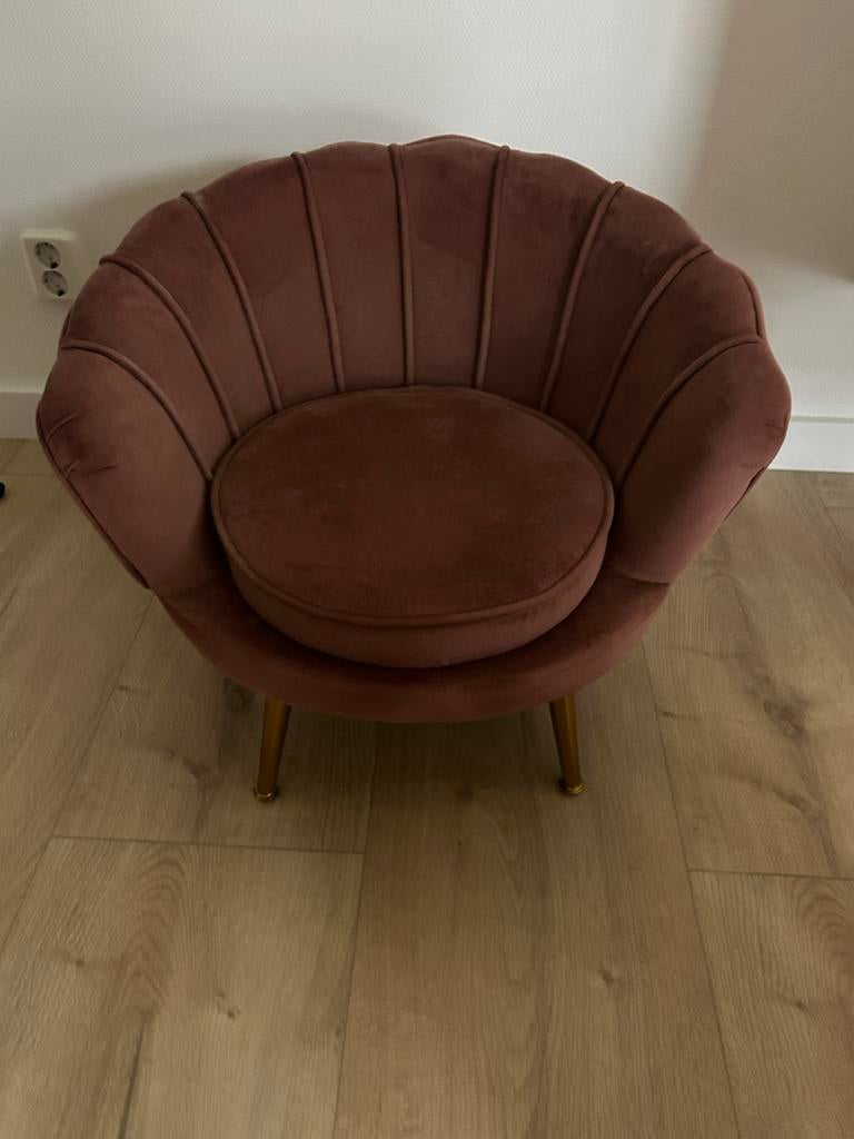Belle Fauteuil Zitbank voor kind 1 Persoons Oud Roze Bankje, Ophalen of Verzenden, Zo goed als nieuw, Stof, 75 tot 100 cm