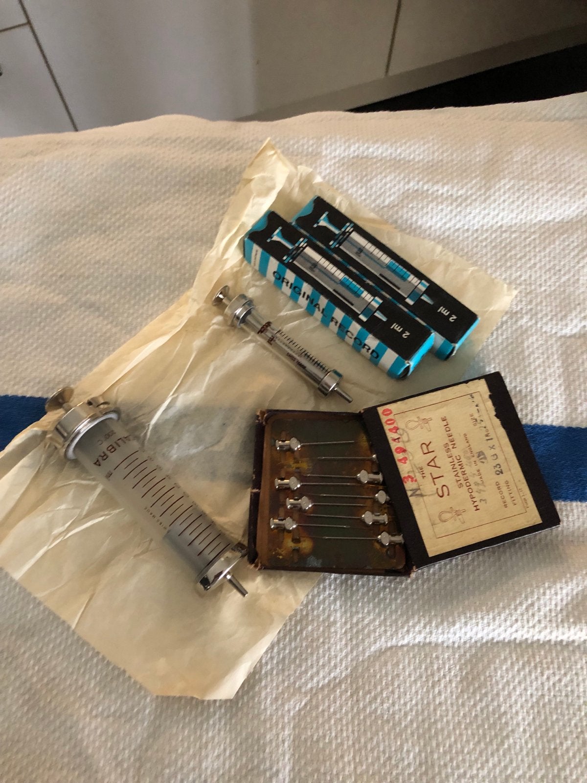 WW2 US Medic injectieset met naalden, Ophalen of Verzenden, Gebruikt