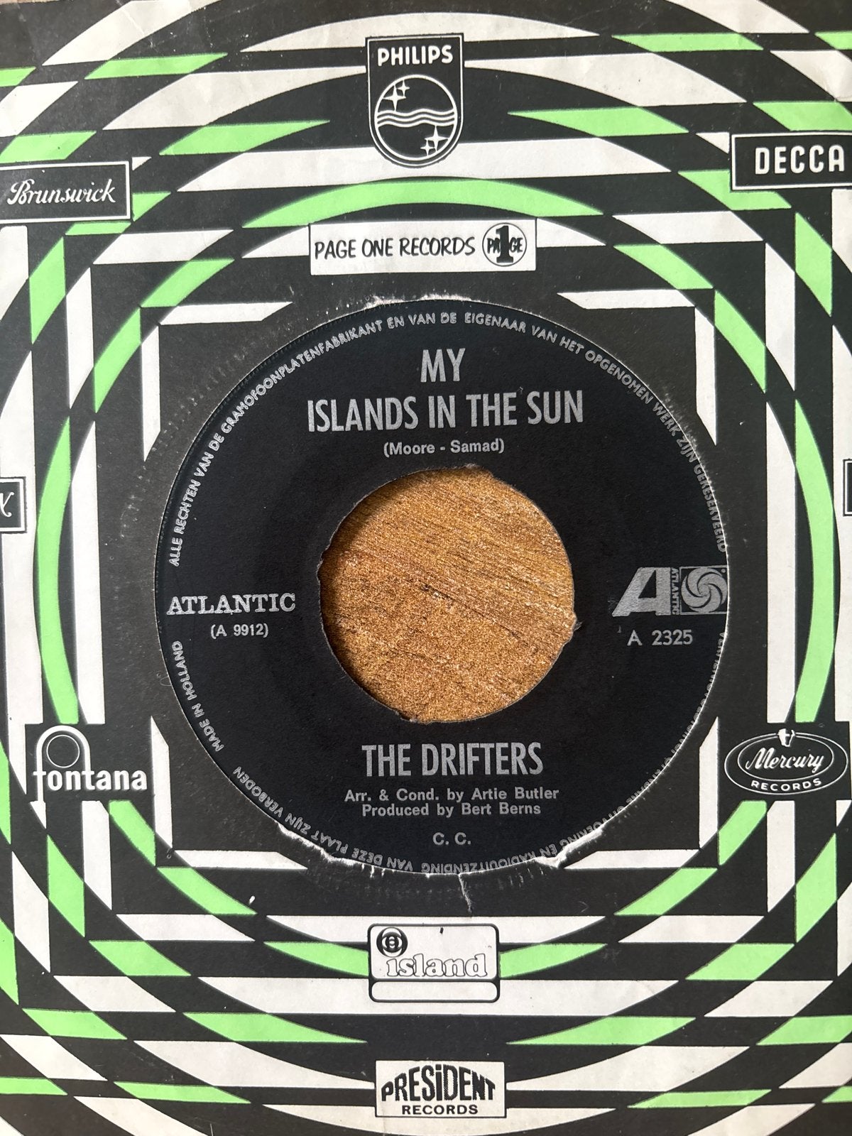 The Drifters - My Islands In The Sun (7 inch vinyl), Gebruikt, 7 inch, Ophalen of Verzenden, EP