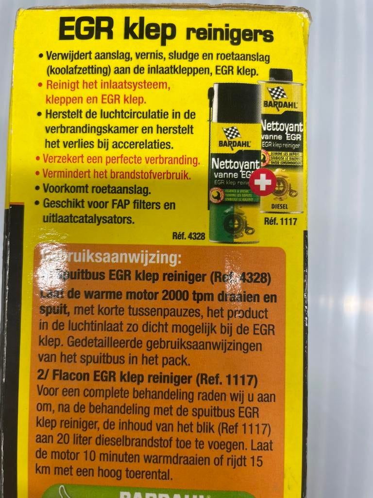 EGR KLEPREINIGER - BARDAHL, Ophalen of Verzenden, Nieuw