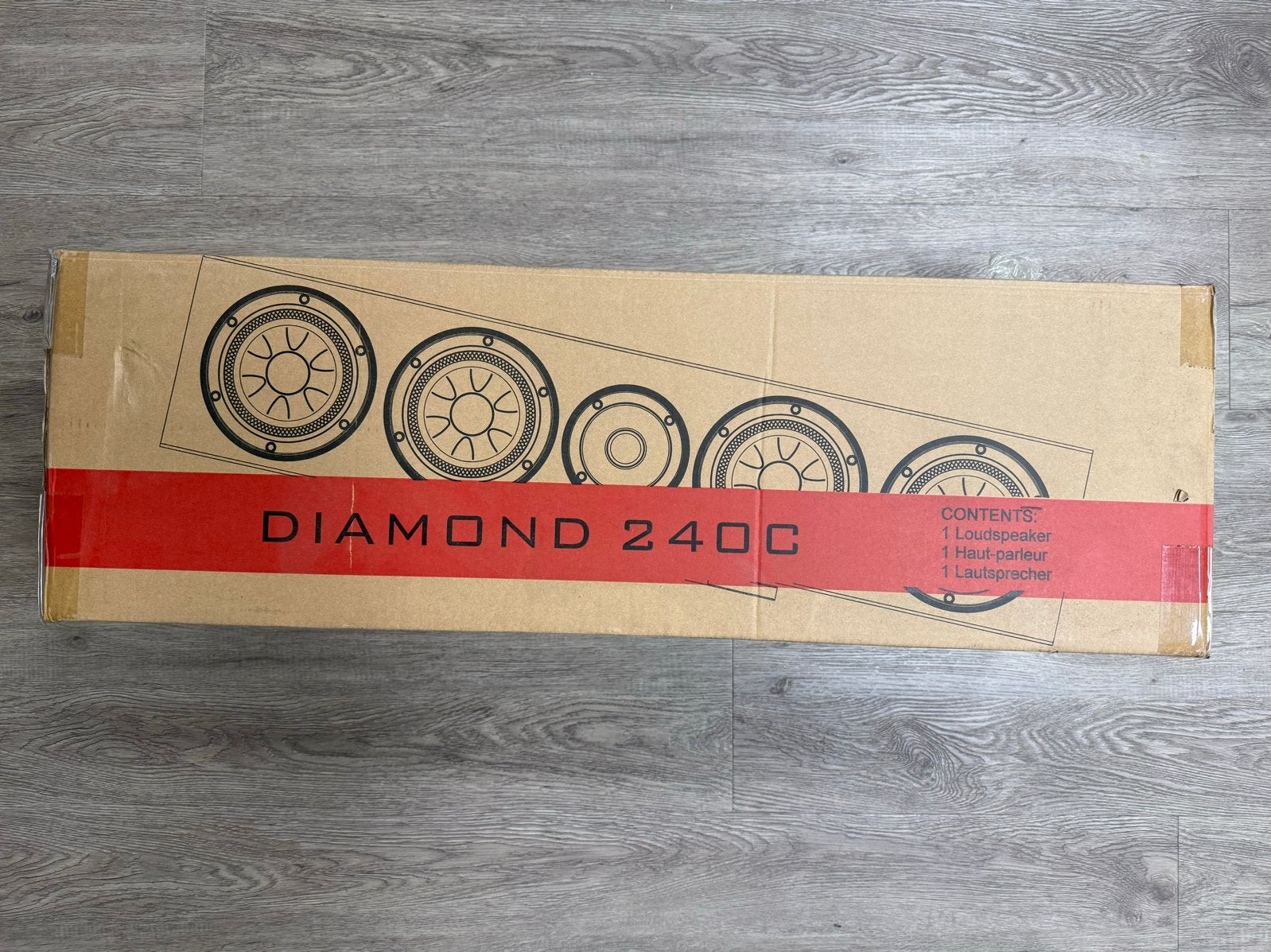 Wharfedale Diamond 240C Center Speaker Wit - Nieuw in doos, 120 tot 150 watt, Wharfedale, Nieuw, Ophalen of Verzenden