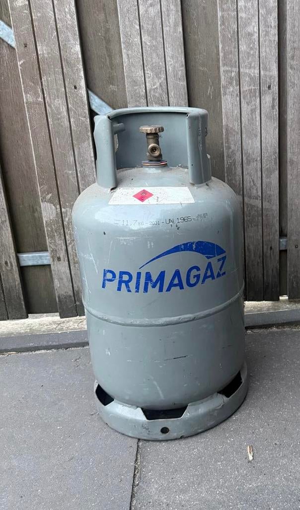Primagaz Gasfles (Grijs) – Halfvol – Gekeurd tot 2031, Ophalen, Gebruikt