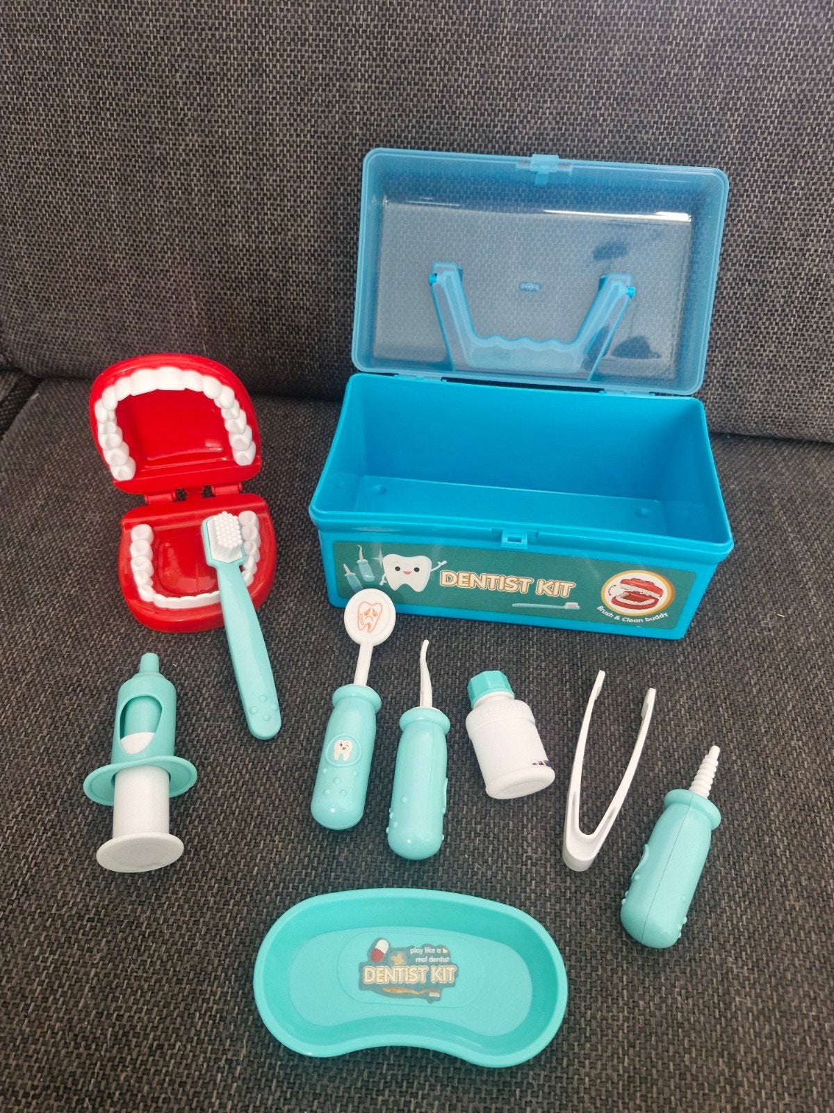 Doktersset Speelgoed Tandarts Kit voor Kinderen, Ophalen of Verzenden, Zo goed als nieuw, Jongen of Meisje