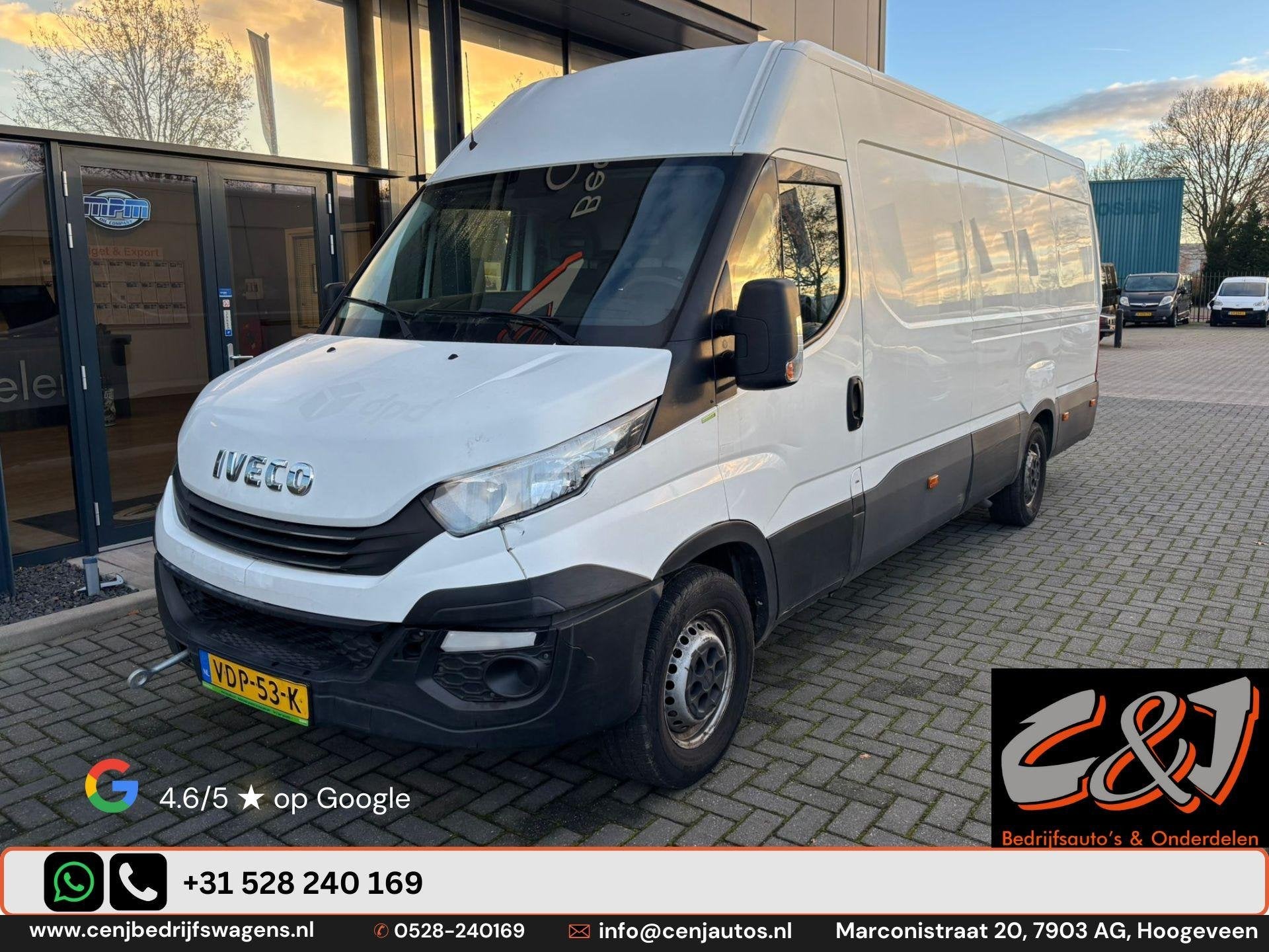 Iveco Daily 35S16V 2.3 410 H2 motorschade airco lang, Wit, Diesel, Iveco Nederland B.V., Telematics@IVECO.com