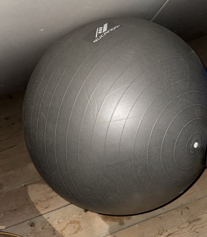Fitnessbal / Gymbal Rucanor 55 cm - Eindhoven, Ophalen, Gebruikt, Buik, Fitnessbal