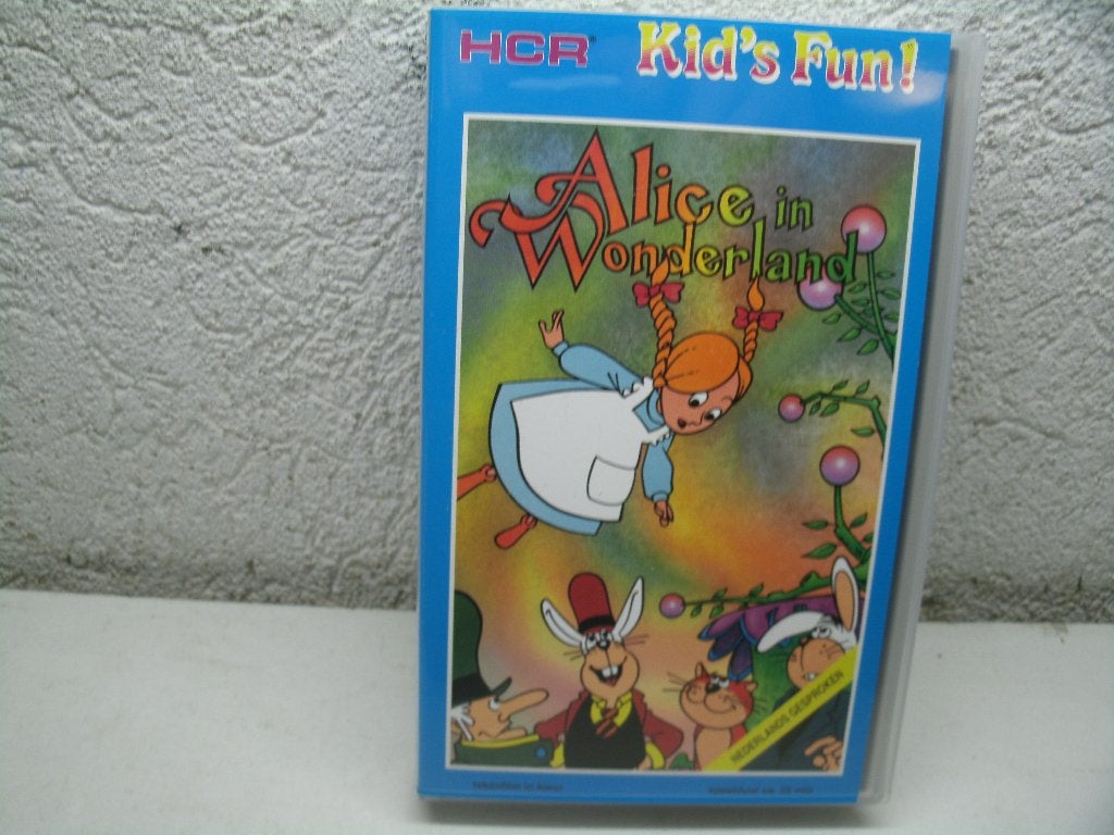 vhs 147a alice in wonderland ned gespr, Cd's en Dvd's, VHS | Kinderen en Jeugd, Alle leeftijden, Ophalen of Verzenden, Gebruikt