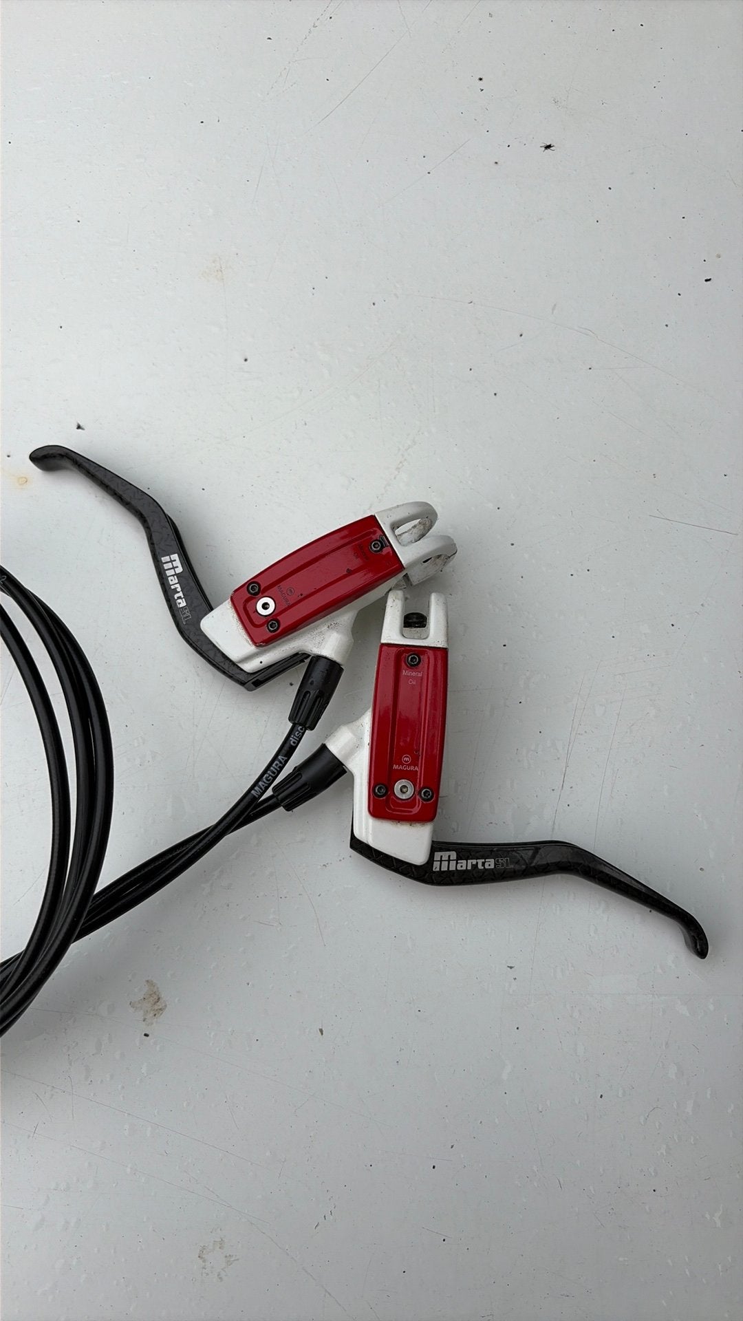 Mugura Marta SL schijremset, Fietsen en Brommers, Remmen, Gebruikt, Ophalen of Verzenden, Aluminium