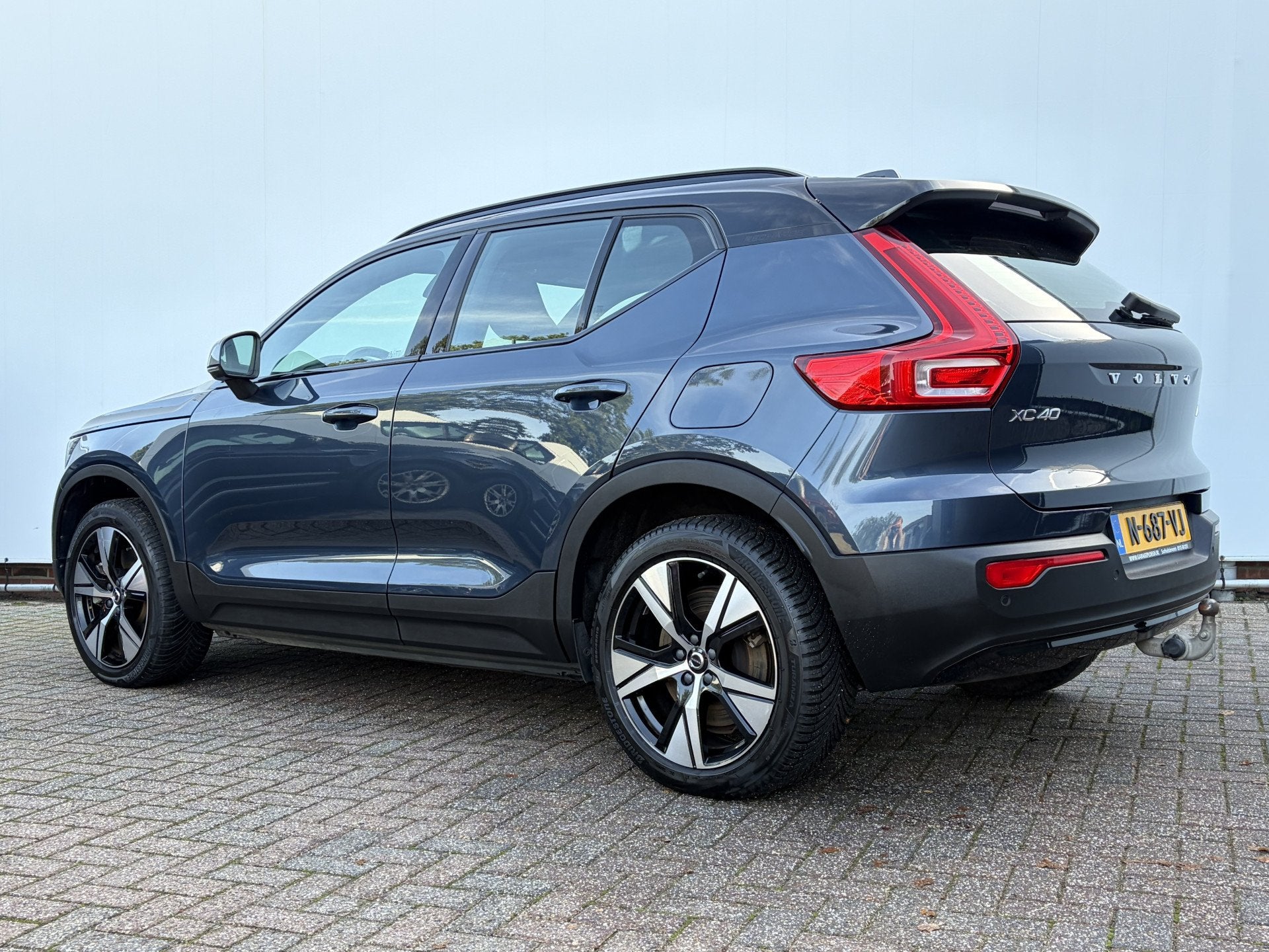 Volvo XC40 Recharge Plus SOH 95% Warmtepomp Elek.Trekhaak St, 421 km, Gebruikt, Blauw, 90 €/maand