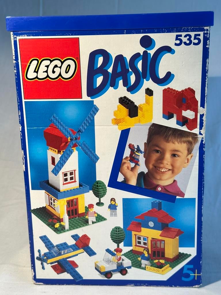 Lego set 535 in orginele container. Vintage., Ophalen of Verzenden, Gebruikt, Complete set, Lego