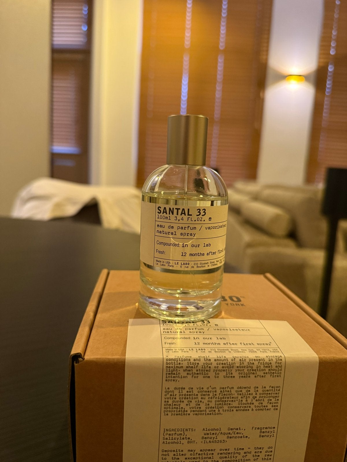Le Labo Santal 33 Eau de Parfum 100ml - 80% vol, Ophalen of Verzenden, Zo goed als nieuw