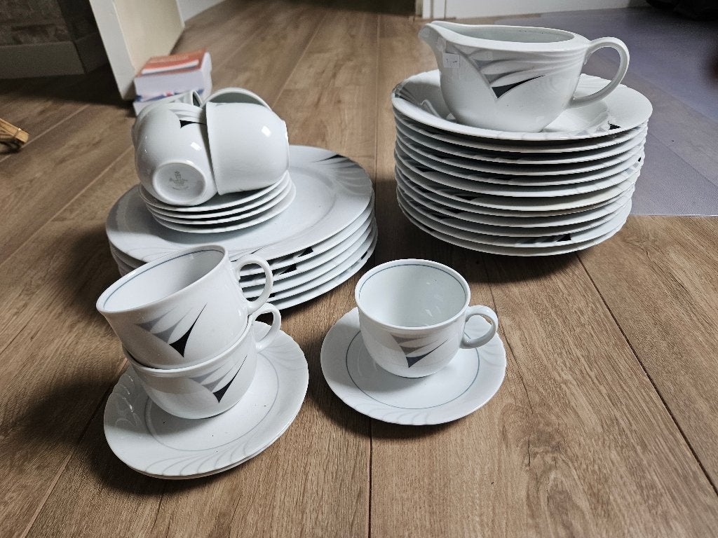servies, Ophalen of Verzenden, Zo goed als nieuw, Modern, Porselein