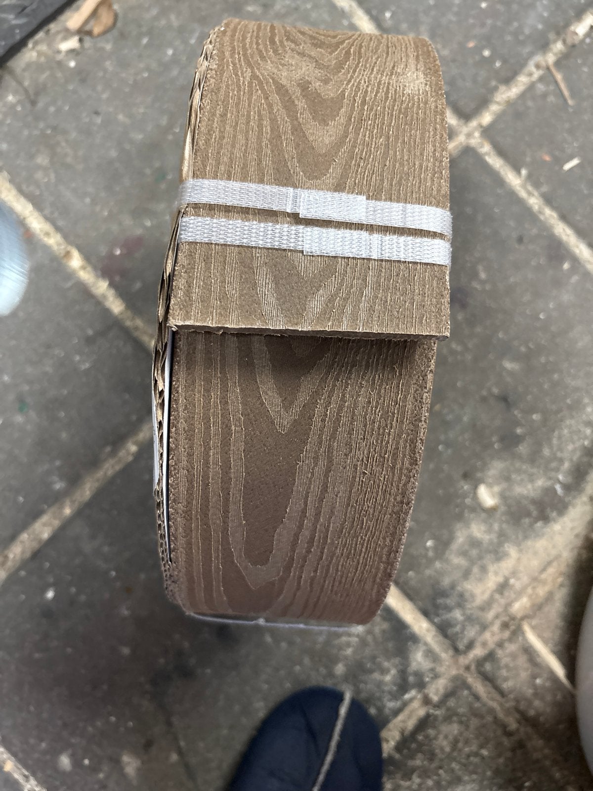 Vier Tuinborder op rol - Houtlook -, Tuin en Terras, Bielzen en Borders, Ophalen, Kunststof, Border, Minder dan 25 cm