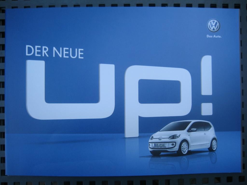Volkswagen Up (aug. 2011) met bijlage Technik und Preise, Ophalen of Verzenden, Nieuw, Volkswagen