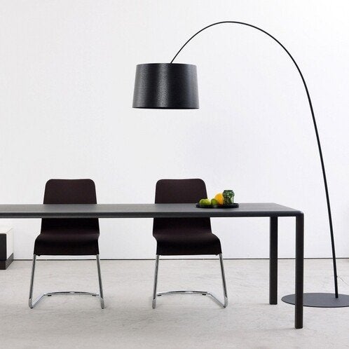 5x Foscarini Twiggy Vloerlamp Zwart - Metaal, Niet ingevuld, Niet ingevuld, Nieuw, Ophalen of Verzenden