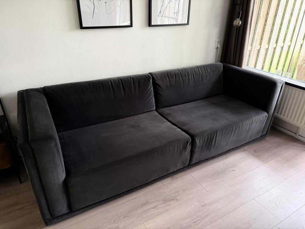 Bankstel 250x90, goed onderhouden, 250 tot 300 cm, Driepersoons, 75 tot 100 cm, Ophalen of Verzenden