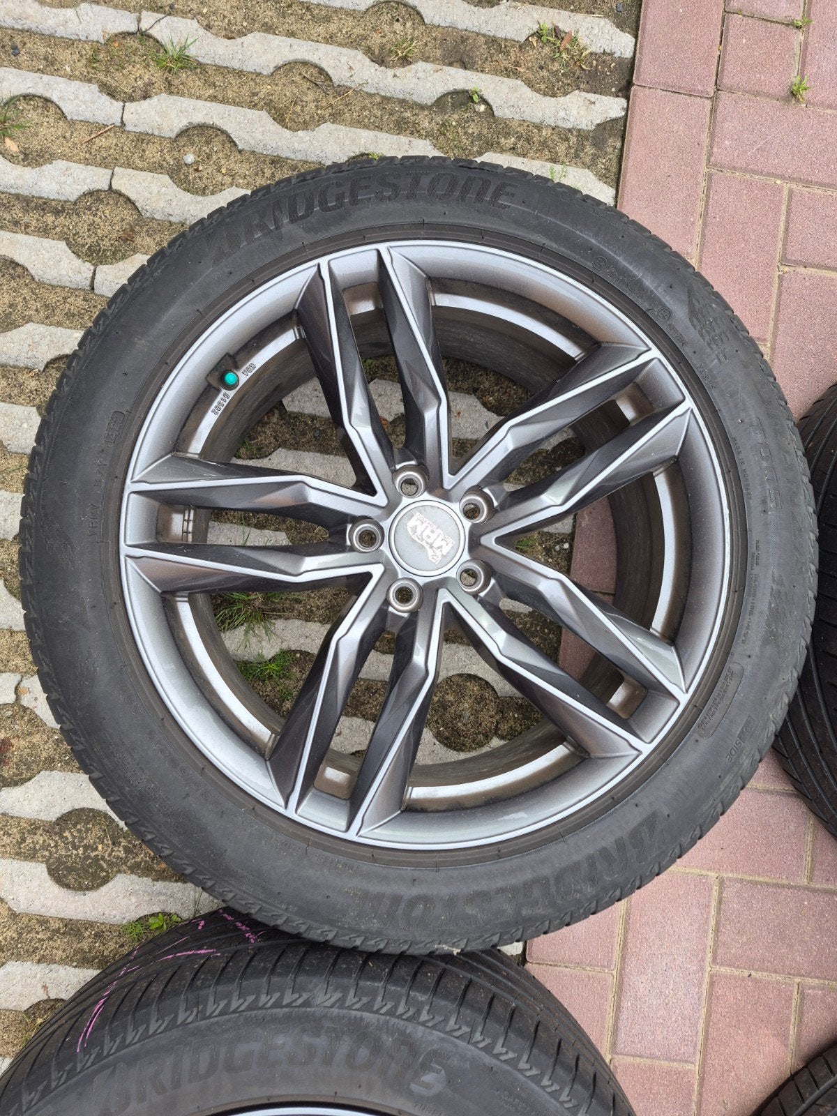 Velgen 19 inch met zomerbanden, Auto-onderdelen, Banden en Velgen, Ophalen, Zomerbanden, Banden en Velgen