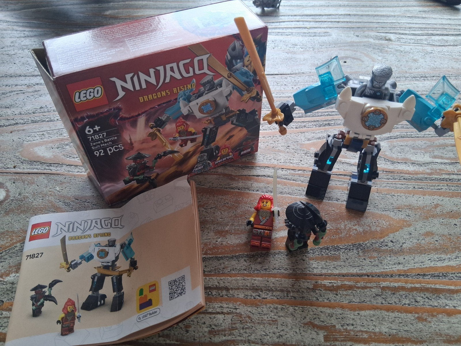 LEGO Ninjago 71827 Zane's Battle Mech - Zo goed als nieuw, Lego, Ophalen of Verzenden, Zo goed als nieuw, Ninjago