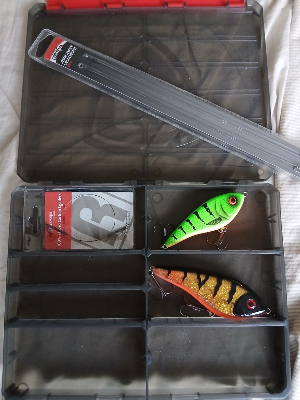 2 pluggen van westin, 2 jerkbait leaders, 1 titanium onderli, Ophalen of Verzenden, Nieuw, Kunstaas