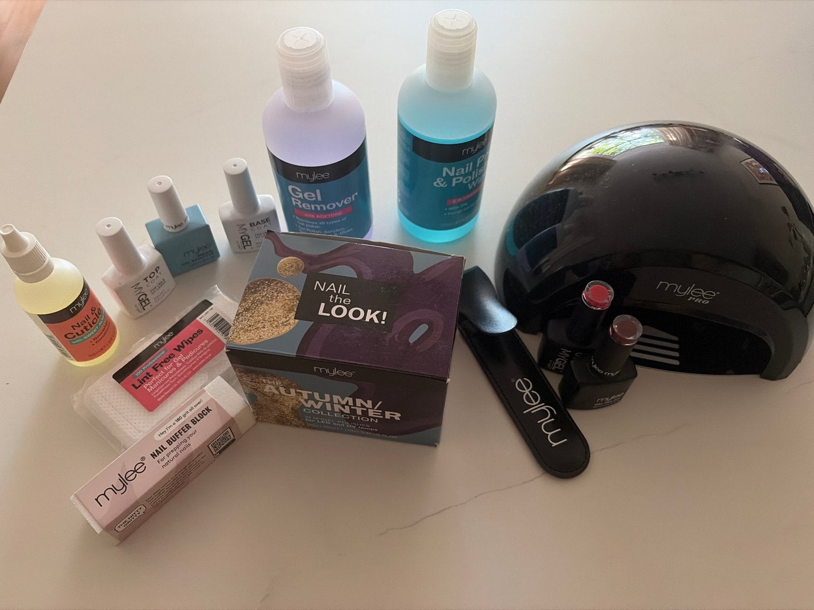 Mylee The Full Works Kit - Gel Manicure Set, Ophalen of Verzenden, Zo goed als nieuw, Overige typen