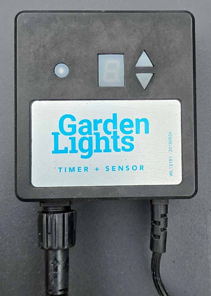 Garden Lights Timer + Sensor, Kunststof, Gebruikt, Licht-donker-sensor, Overige typen