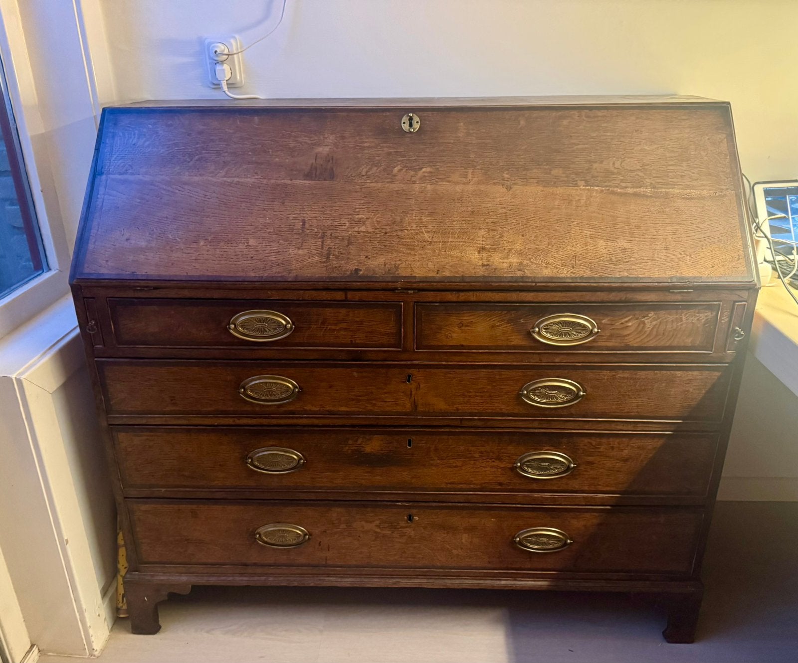 Vintage Secretaire/bureau met geheime vakjes -, Ophalen, Gebruikt