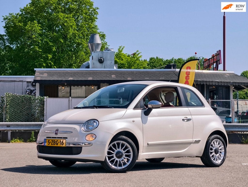 Fiat 500 1.2 Pop / LEER ROOD / SP VLG / AIRCO / OHB /, Auto's, Fiat, Bedrijf, Te koop, ABS, Airbags, Airconditioning, Centrale vergrendeling