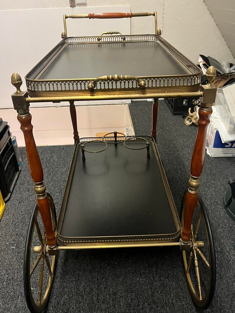 Antieke Bar Cart "Remi" jaren 50, Ophalen of Verzenden