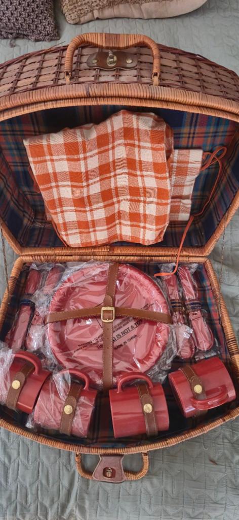Picknickmand 4 personen, Ophalen