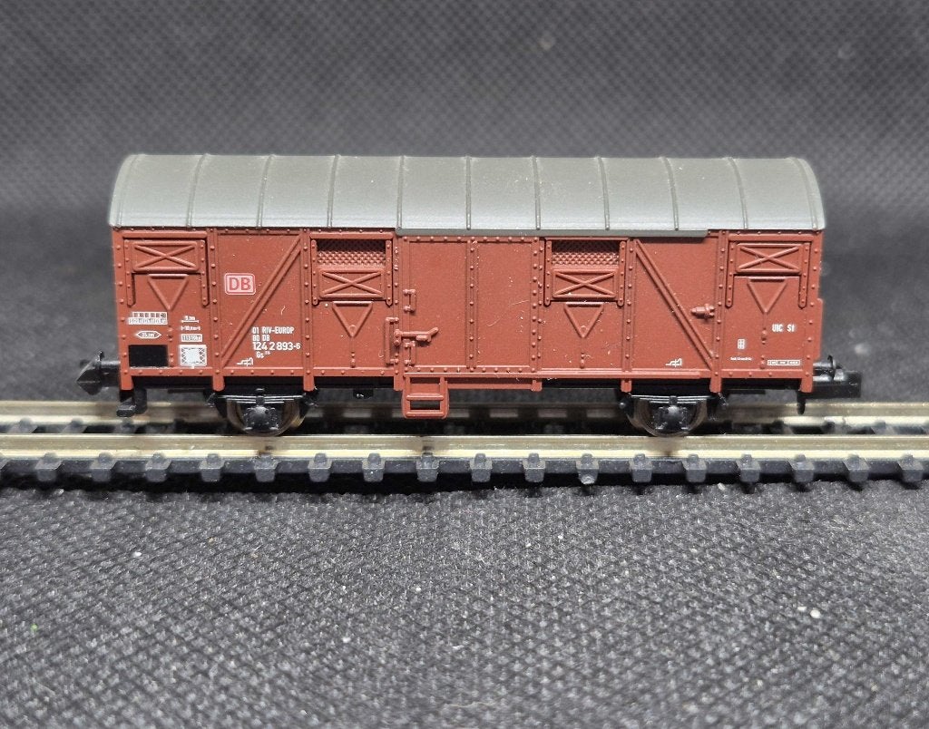 Minitrix 15295 - gesloten goederenwagen Gs216 (15662), Gebruikt, Gelijkstroom, Trix, Wagon
