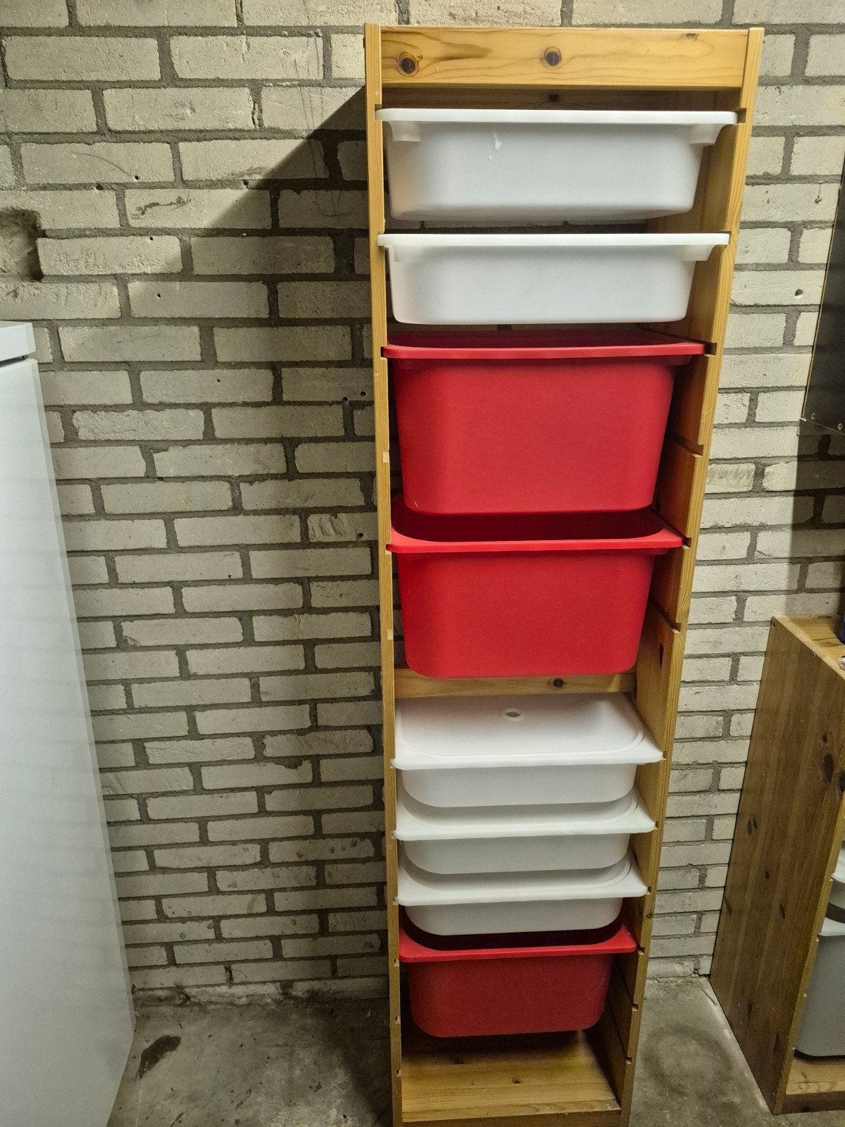 ikea trofast opbergkast, Ophalen, Minder dan 50 cm, 5 laden of meer, Zo goed als nieuw