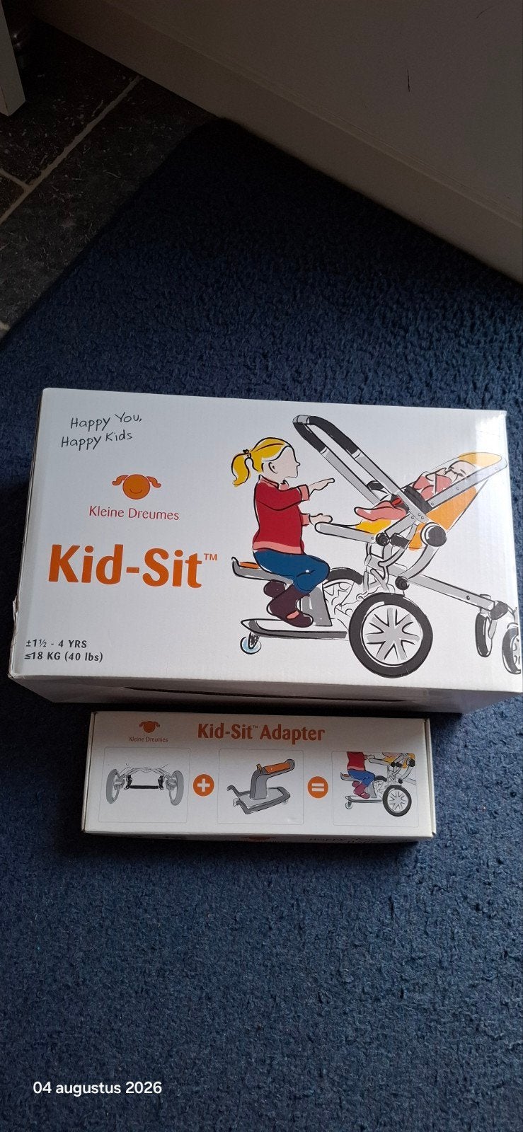 kid-sit meerijplankje inclusief adapters, Kinderen en Baby's, Kinderwagens en Combinaties, Ophalen of Verzenden, Nieuw, Overige merken