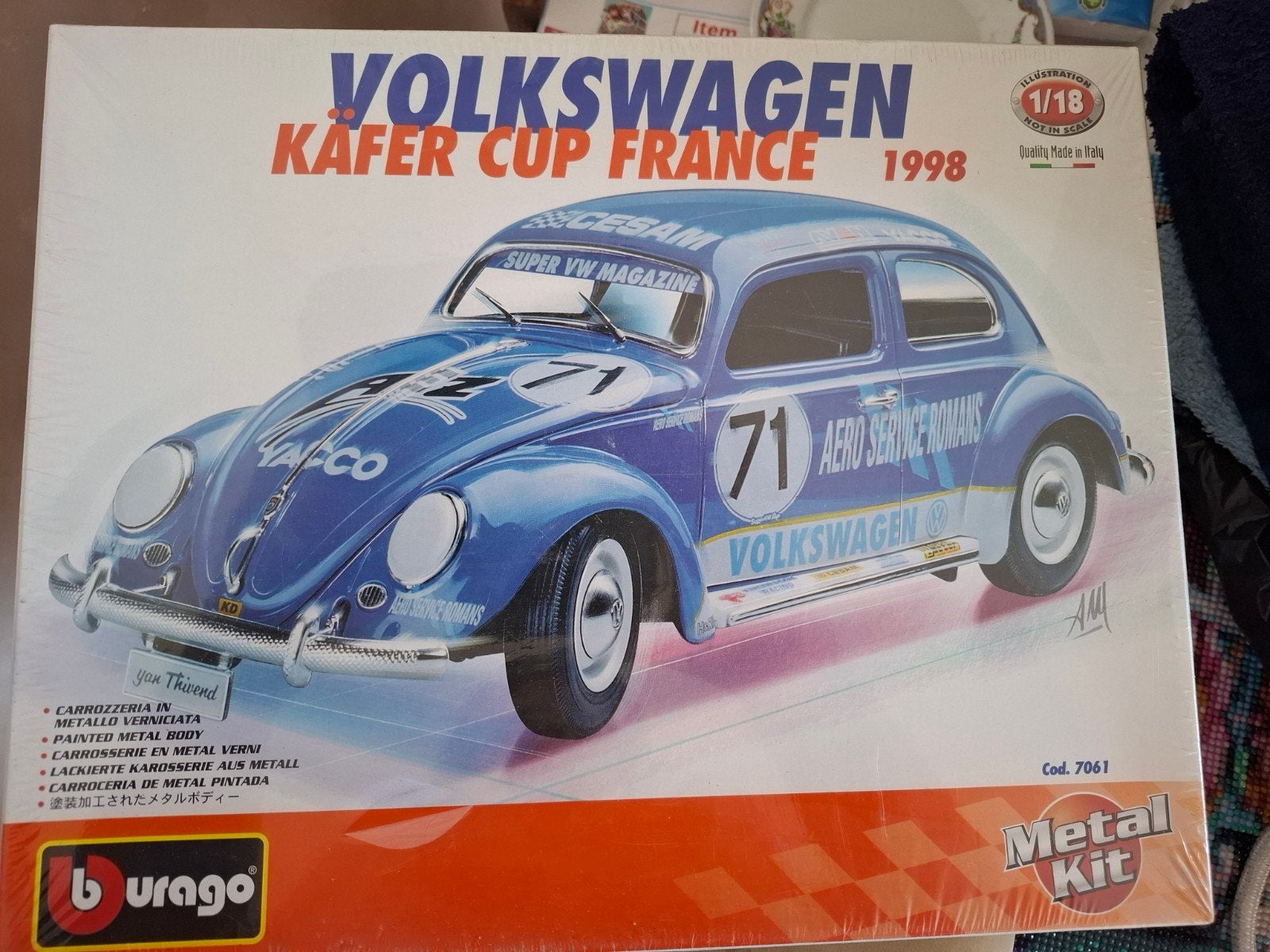 Bouwpakket Volkswagen Kever, Overige merken, 1:50 of kleiner, Auto, Nieuw