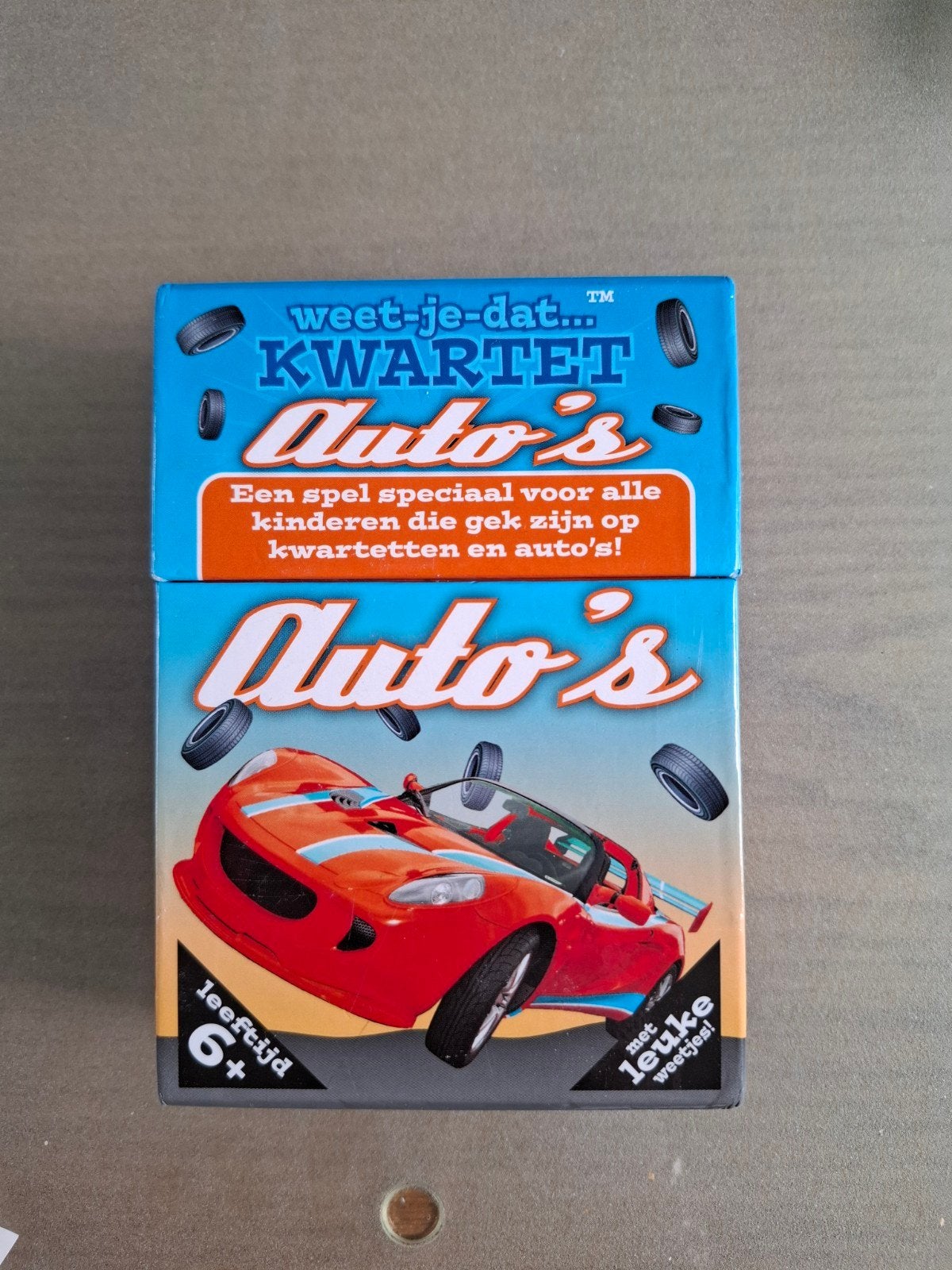 Weet-je-dat Kwintet Auto's - Nieuw kaartspel, Een of twee spelers, Ophalen of Verzenden, Nieuw, NC Spel