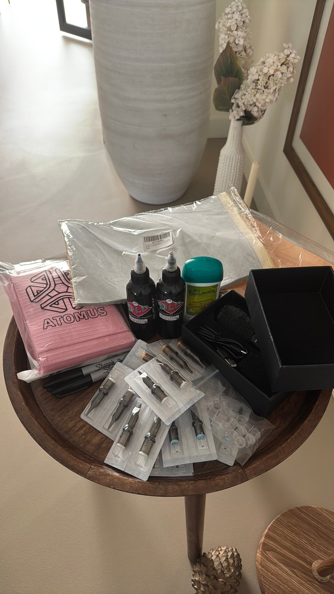 Tattoo starter kit, Ophalen of Verzenden, Gebruikt, Meerdere media, Kunst en Creatief