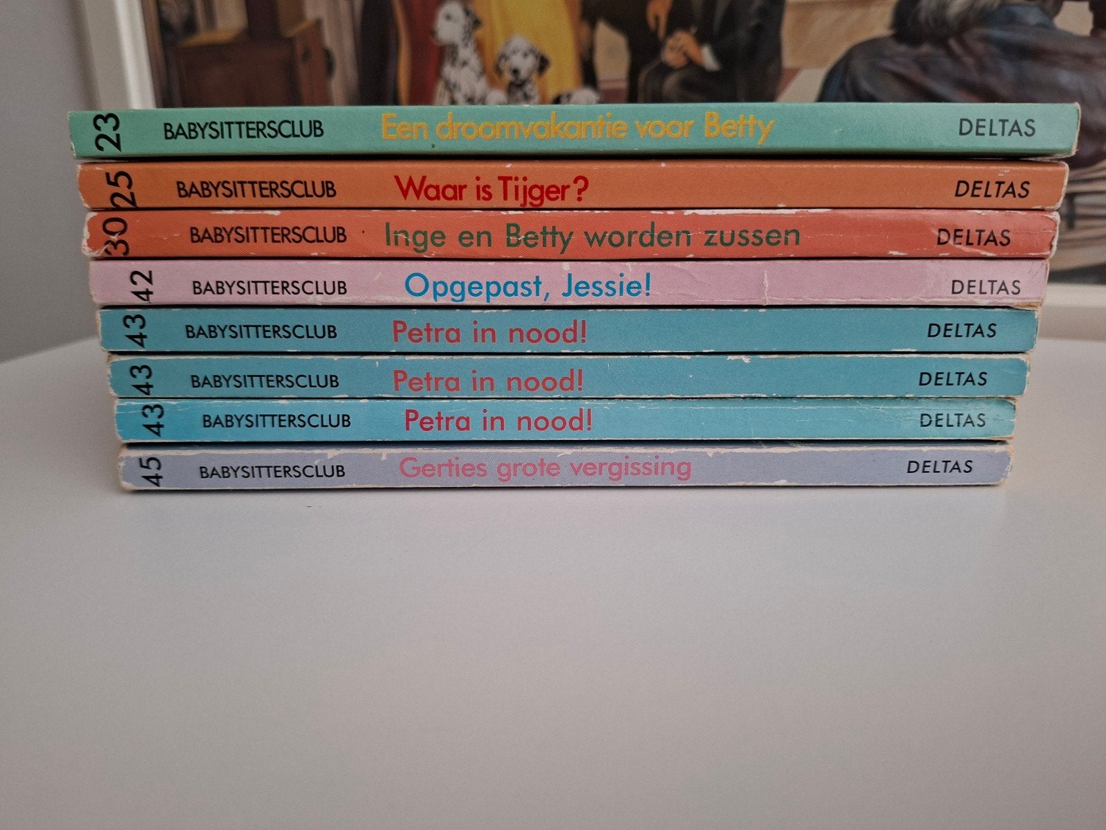 8 Babysittersclub boeken, Ophalen of Verzenden, Gelezen, Ann M. Martin, Fictie