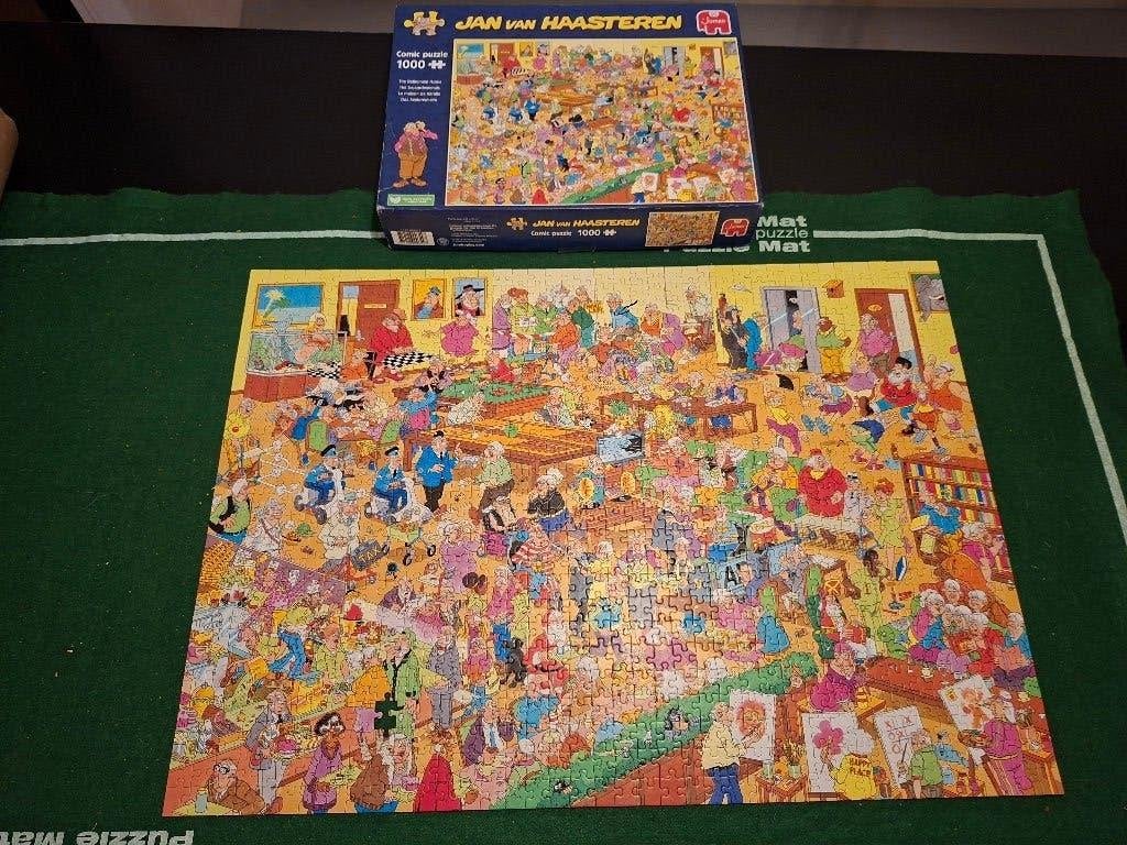 Jan van Haasteren - Het bejaardentehuis, Ophalen of Verzenden, 500 t/m 1500 stukjes, Gebruikt, Legpuzzel